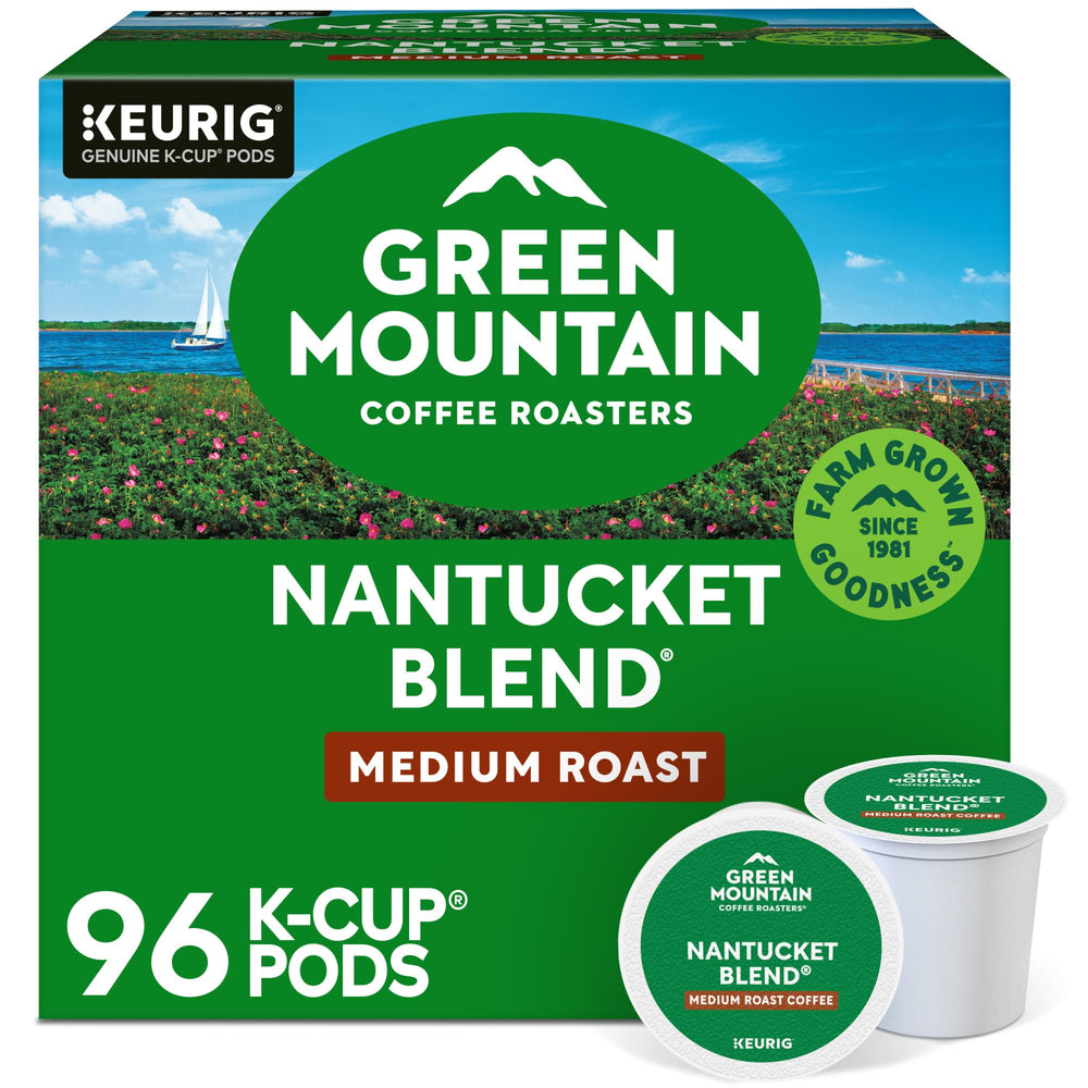Green Mountain Nantucket Blend K-Cups pack ready for daily brewing