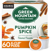 Green Mountain Pumpkin Spice K-Cup pod pack evokes cozy autumn mornings