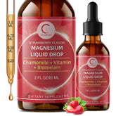 GreenPeople Magnesium Glycinate Liquid Drops bottle pour for fast absorption.