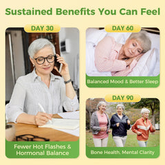 GreenPeople Menopause ingredient blend highlights black cohosh and ashwagandha for relief.