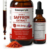 GREENPEOPLE saffron drops bottle for convenient daily mood and focus support