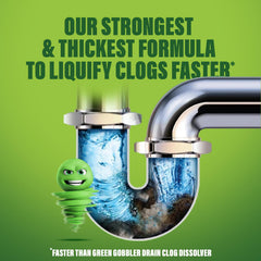 Green Gobbler works on toilets, sinks, showers, and tubs for clog relief