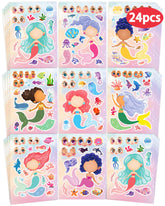 Greingways Mermaid Sticker Sheet collection for vibrant at-home crafts and quick decorating