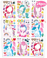 Greingways unicorn sticker sheet cover encourages creative decorating for kids.