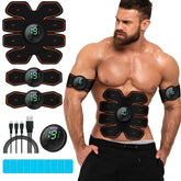Grexemin ABS Stimulator belt close-up highlighting ergonomic design for targeted abdominal toning.
