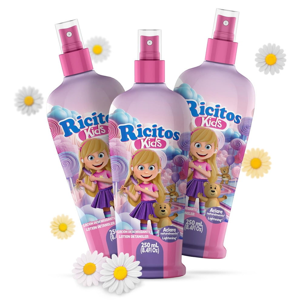Grisi Ricitos Kids Chamomile bottle front for gentle daily detangling