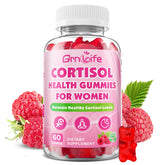 GrnLife Cortisol Gummies Raspberry Bottle for daily calm and focus.
