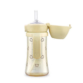 GROSMIMI flip-top spill-proof sippy cup Bear, 10 oz capacity.