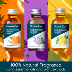 Grove Co. lavender-thyme refill offers a natural fragrance option for fresh cleaning.