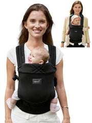 Grownsy baby carrier foldable head support provides secure newborn neck protection.