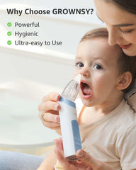 GROWNSY anti-backflow design keeps mucus away during use.