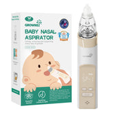GROWNSY nasal aspirator beige front view, gentle relief for congested little noses.