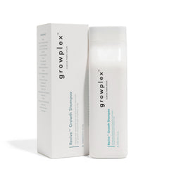 Growplex Revive Shampoo bottle shows sulfate-free cleansing for everyday care.