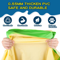 Growsland heavy-duty 0.55mm PVC enhances durability and longevity.