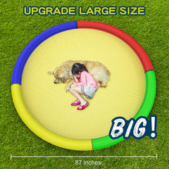 Growsland non-slip surface prevents slips during outdoor water play.