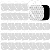 Grozav Tens Unit Pads 32pcs laid out for easy selection and reuse.