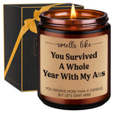 GSPY scented candle anniversary packaging promotes a thoughtful gift idea.