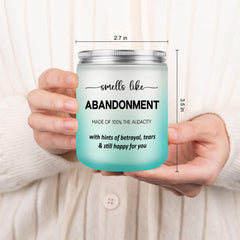 GSPY lavender scented candle calming ambience for relaxation.