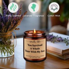 GSPY scented candle wax close-up shows natural wax for clean burn.