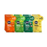 GU Energy Chews mixed-pack bags shown for on-the-go fueling and variety