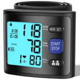 GUAEVER wrist BP monitor display for quick, clear readings
