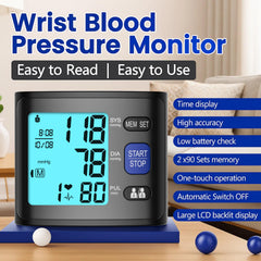 GUAEVER BP cuff adjusts to fit most wrists comfortably