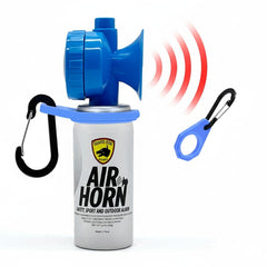 Guard Dog Security Air Horn Defender emits piercing sound to deter threats at a distance.
