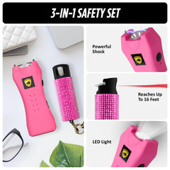 Rechargeable Guard Dog Security flashlight for low-light visibility and SOS signaling.