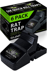 Guarden Rat Trap Six Pack ready-to-use setup for fast pest control.