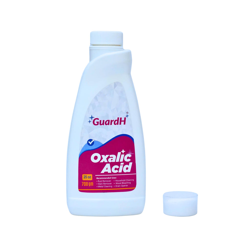 GuardH Oxalic Acid powder in packaging for versatile rust removal and cleaning.