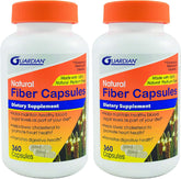Guardian psyllium husk capsules bottle front view highlighting daily fiber support