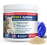 Guardian’s Choice L-Lysine powder bottle for cats boosting immune health