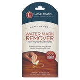 Guardsman water ring remover cloth in packaging for easy storage.