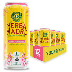 Guayaki Yerba Madre Berry Lemonade can offers a refreshing energy boost.