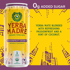 Guayaki Yerba Madre can pour into glass showing smooth energy without jitters.