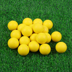 Guirnd 41mm yellow foam golf balls in a pack for safe backyard practice.