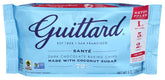 Guittard 72% Sante chips closeup, rich cacao and bake-ready quality.