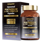 Gulapelst liposomal magnesium 21in1 bottle showcases easy dosing and premium formula.