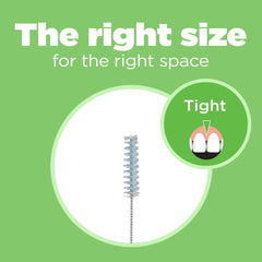Nylon-coated wire protects braces and implants during interdental cleaning.