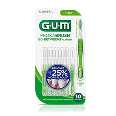 GUM Proxabrush Go-Betweens non-slip handle provides easy grip for braces cleaning