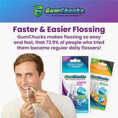 GumChucks 250+ strand floss for strong, reliable glide