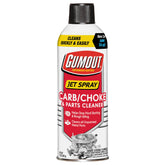 Gumout Carb/Choke Cleaner spray on outside carburetor removes varnish buildup.