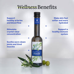 Gundry MD amber glass olive oil bottle on pantry shelf ready for daily use.