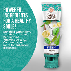 GuruNanda tongue-scraper-included emphasizes comprehensive oral care.