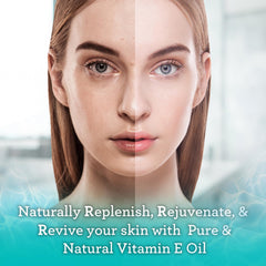 GuruNanda Vitamin E Oil on skin delivering lightweight moisture