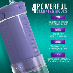GuruNanda flosser with four modes for customizable cleaning