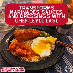 Gustus Vitae Everything But The Fried Rice Seasoning scoop ready for quick flavor boosts