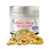 Gustus Vitae Everything But The Fried Rice Seasoning tin on counter for everyday gourmet flavor