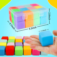 GWAHSA palm-size stress cubes fit easily in hand for on-the-go relief.
