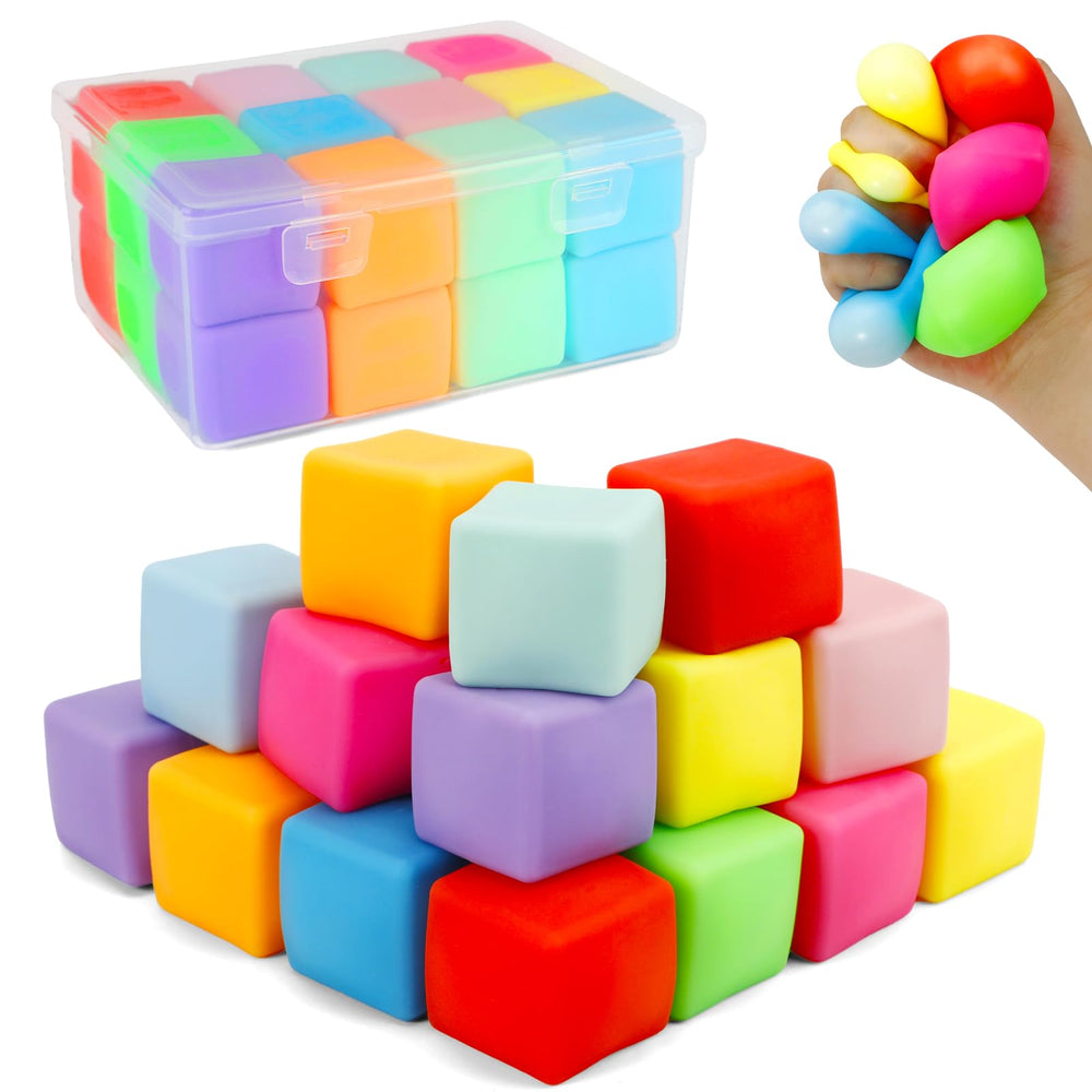 GWAHSA squishy fidget toys 24-pack in bright colors, ideal for focus and calm.